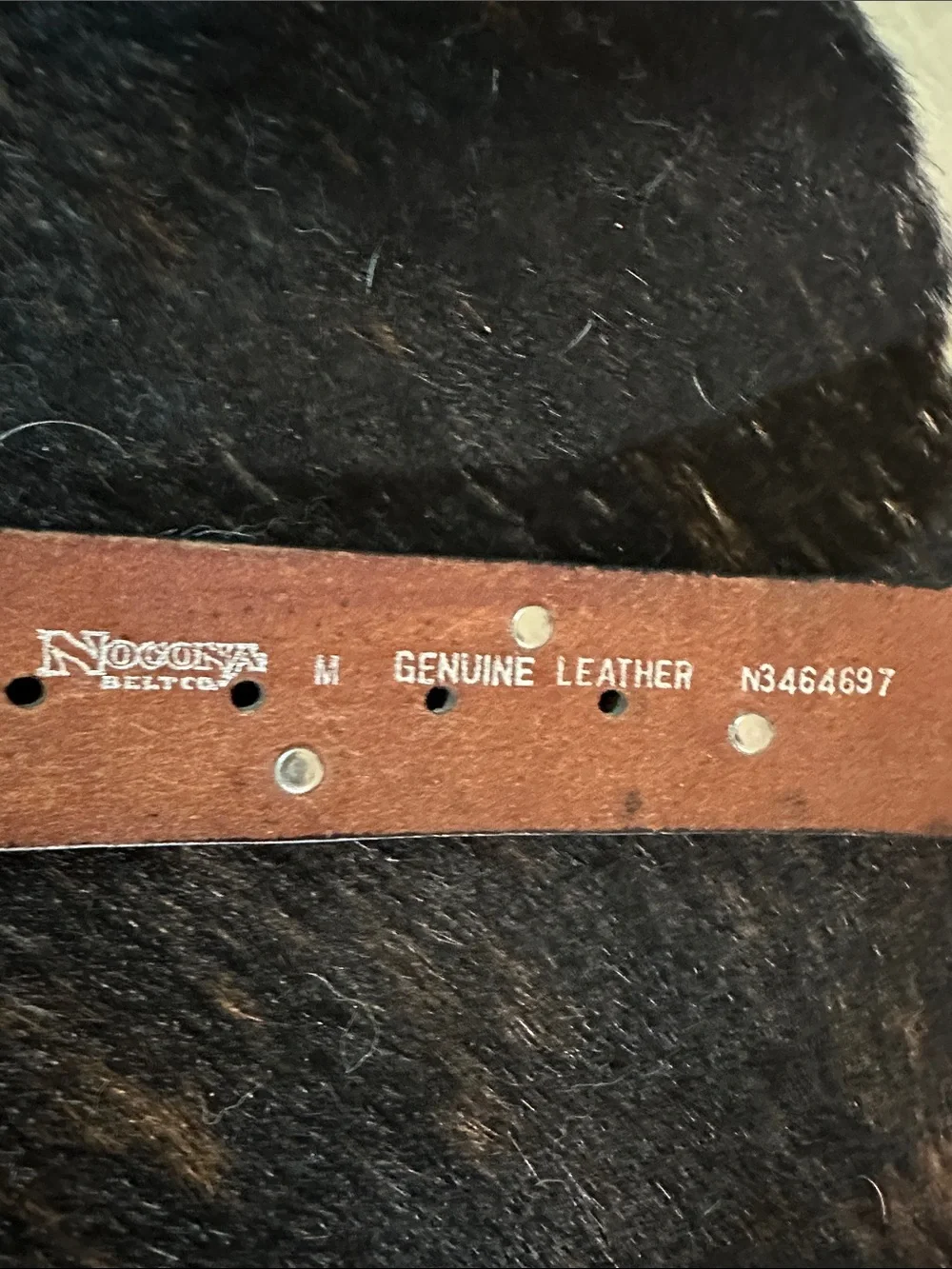 Vintage Nocona Leather Floral Belt With Studs & Rhinestones, Multicolor Flowers
